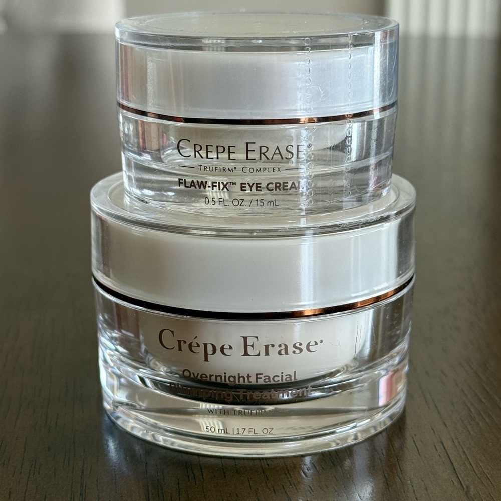 🆕Crepe Erase Overnight Plumping Cream and Eye cream